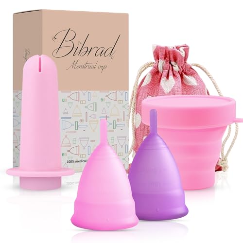 Copo Menstrual Bibrad - Conjunto de 2 Copos Menstruais: Tudo o que você precisa!