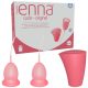 Enna Cycle – Conjunto de 2 Copos Menstruais e Caixa Esterilizadora